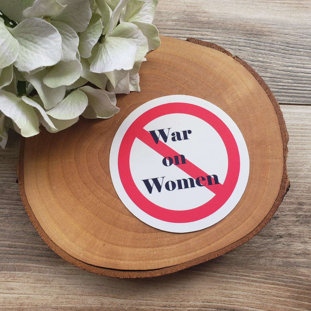 No War on Women sticker