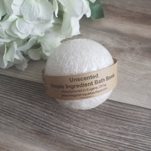 Load image into Gallery viewer, Unscented low fragrance bath bomb