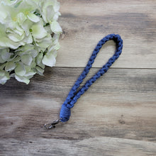 Load image into Gallery viewer, Macrame wristlet keychain- Various colors