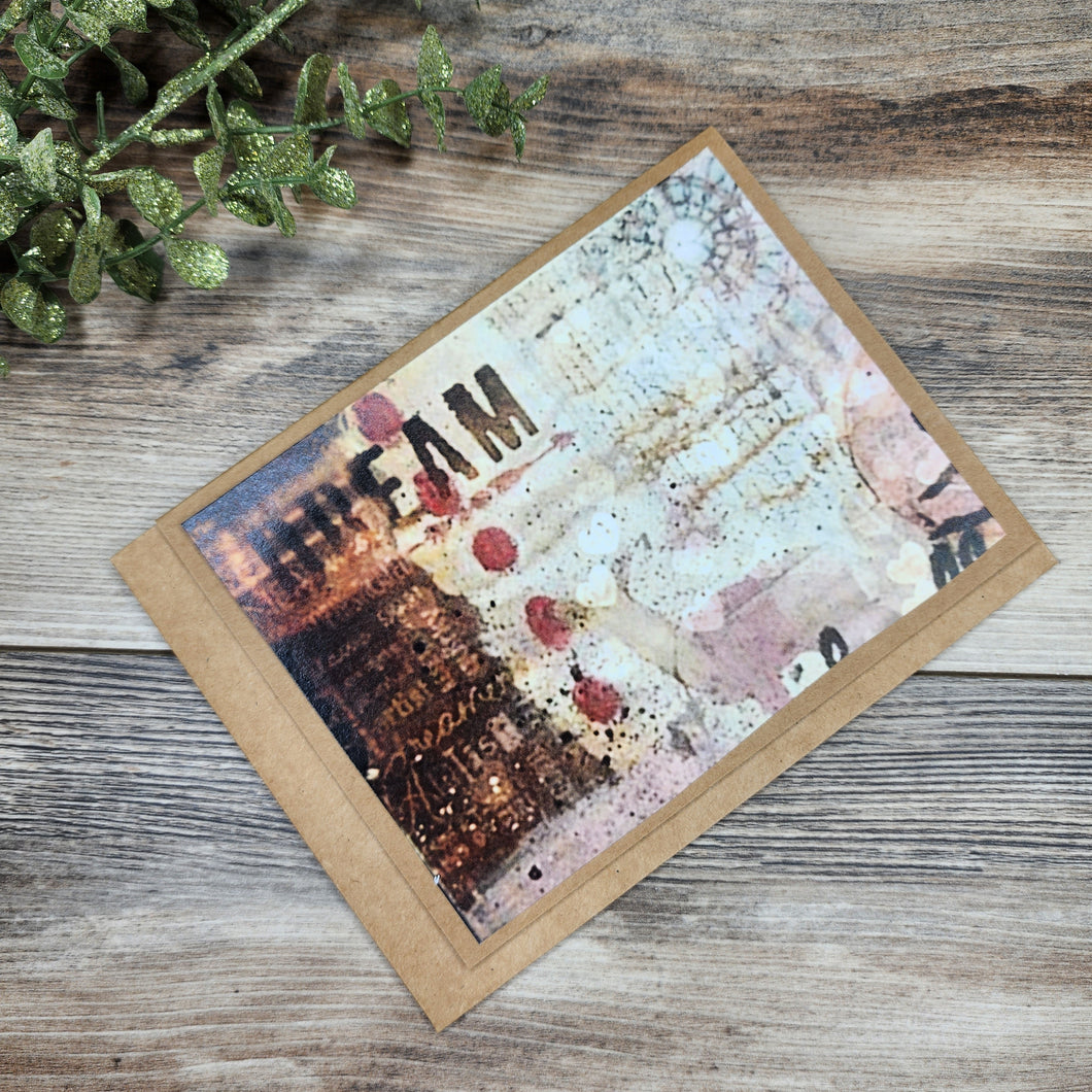 Pink Dream greeting card