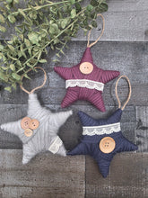 Load image into Gallery viewer, Yarn Wrapped Star Ornament
