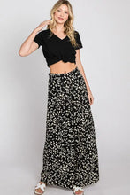 Load image into Gallery viewer, JADE BY JANE - DALMATION PRINT WIDE LEG PANTS
