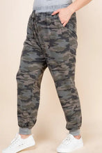 Load image into Gallery viewer, Emerald Collection - Army Camo French Terry Joggers
