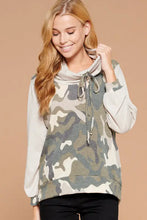 Load image into Gallery viewer, Emerald Collection - Camo Army Casual Top
