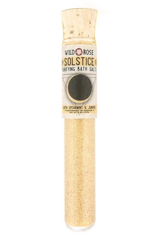 Wild Rose Herbs - 2oz Solstice Bath Salt Test Tube