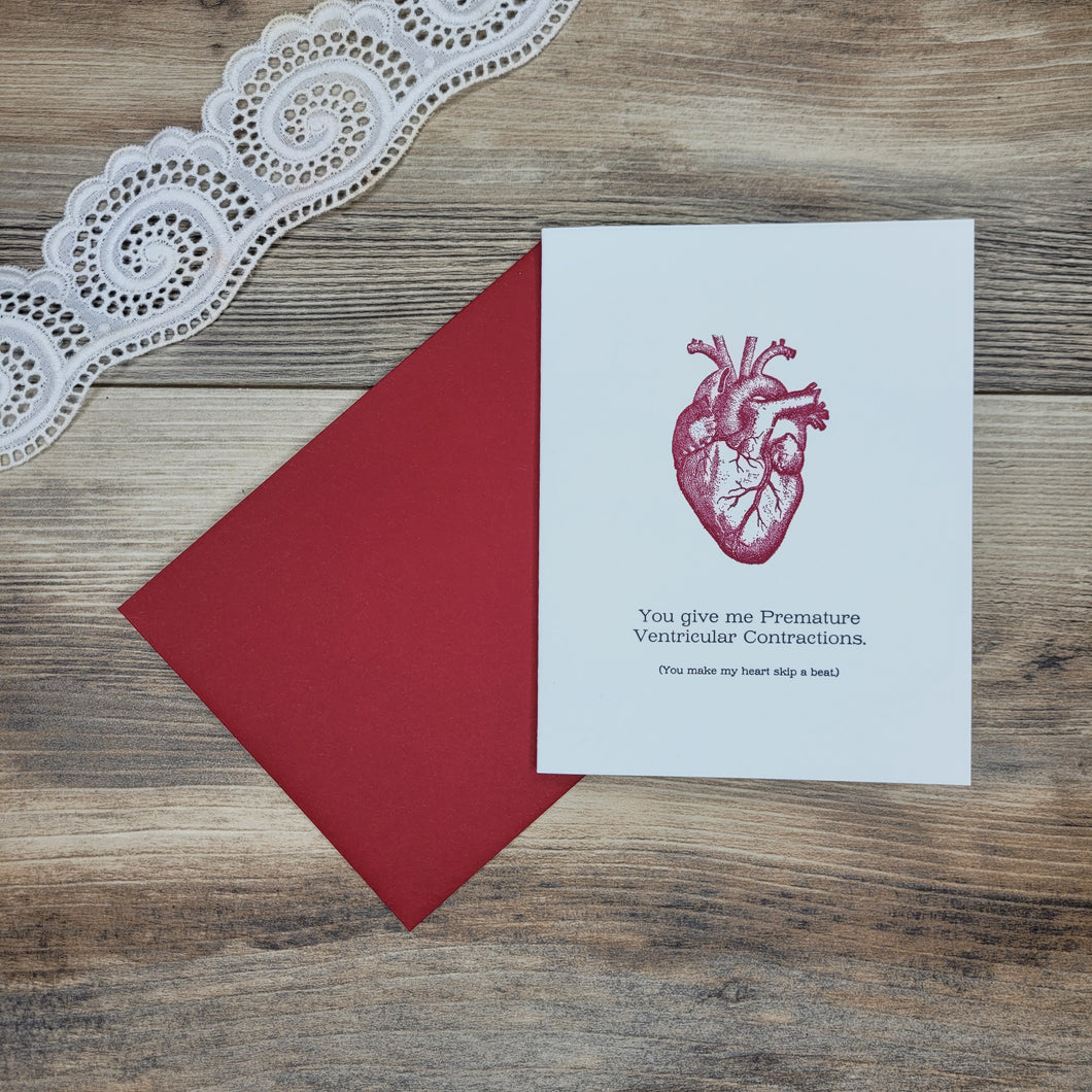 Premature Ventricular Contractions card by Twin Ravens Press
