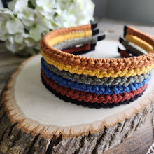 Load image into Gallery viewer, Small Macrame headband- 10 colors available
