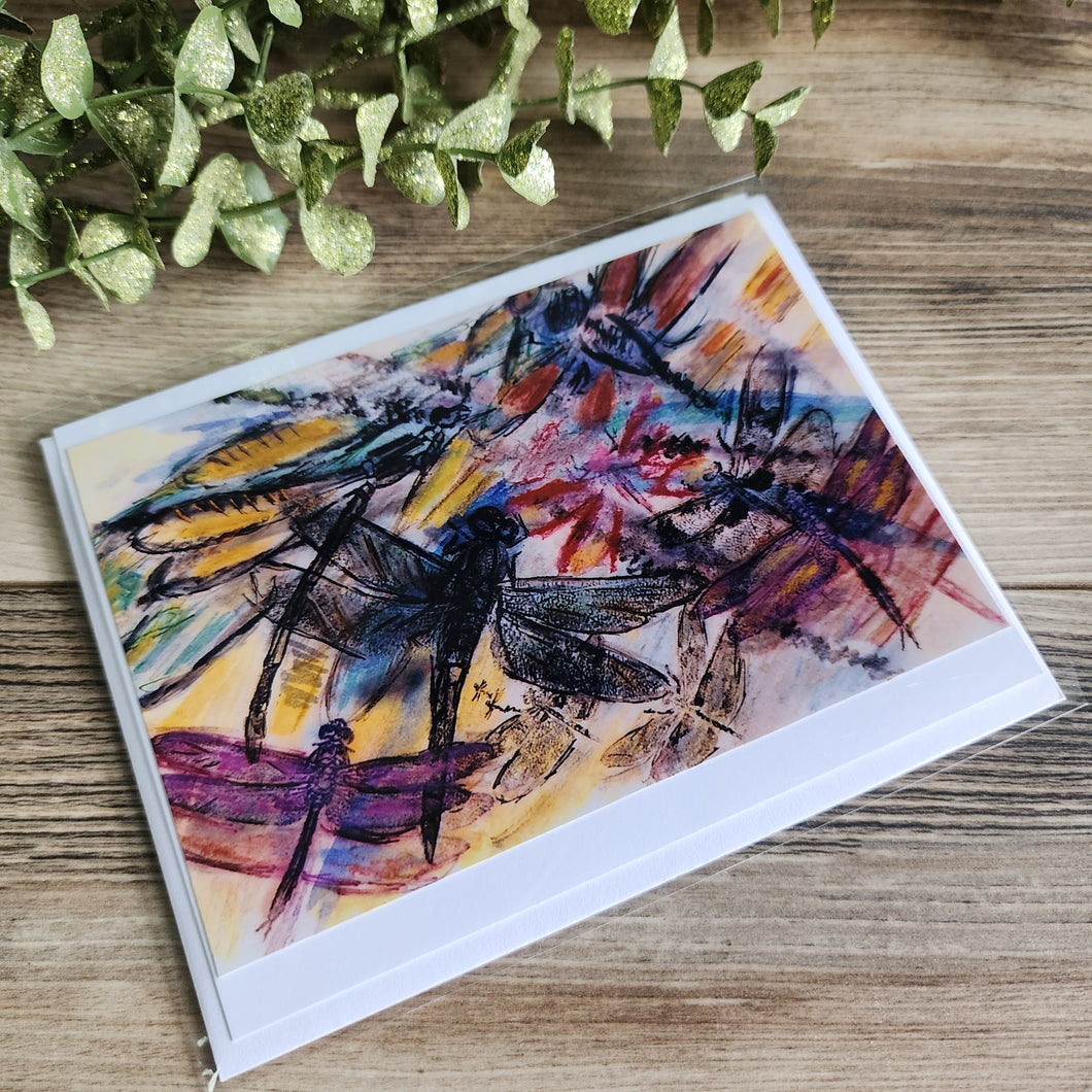 Dragonfly Forward Greeting Card