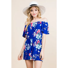 Load image into Gallery viewer, Emerald Collection - Floral Printed Off Shoulder Romper
