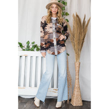 Load image into Gallery viewer, Lovely J - Aztec Striped Oversized Button Down Shirt
