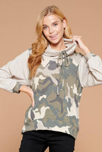 Load image into Gallery viewer, Emerald Collection - Camo Army Casual Top
