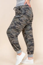 Load image into Gallery viewer, Emerald Collection - Army Camo French Terry Joggers
