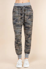Load image into Gallery viewer, Emerald Collection - Army Camo French Terry Joggers
