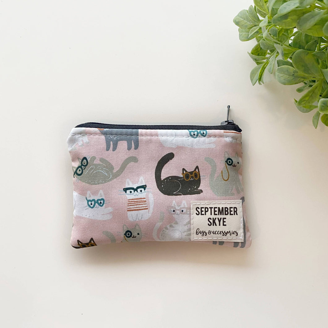 September Skye Bags & Accessories - Mini coin purse in cat print
