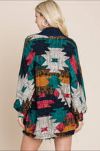 Load image into Gallery viewer, Emerald Collection - Geometric Circle Cardigan
