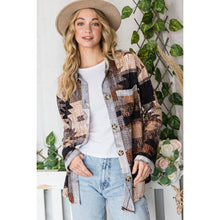 Load image into Gallery viewer, Lovely J - Aztec Striped Oversized Button Down Shirt
