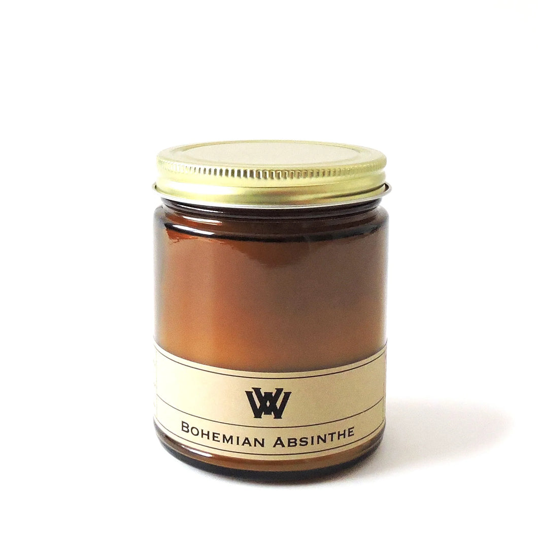 W.V. Candle Co.- 7.2 oz. Bohemian Absinthe Soy Candle