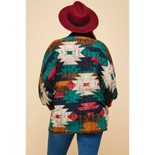 Load image into Gallery viewer, Emerald Collection - Geometric Circle Cardigan
