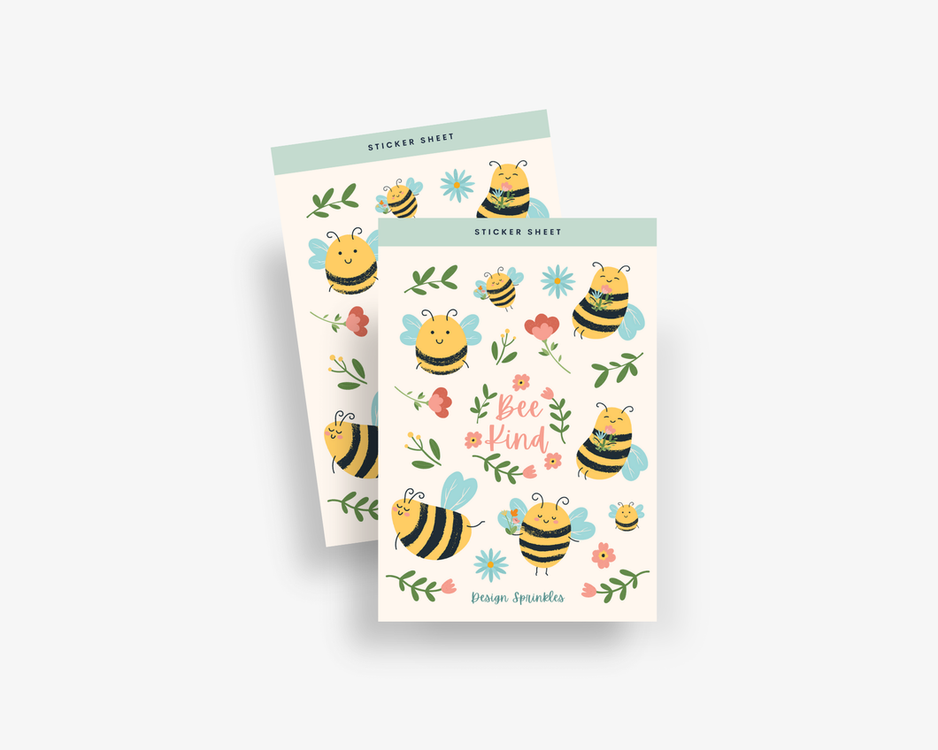 Design Sprinkles - Bee Kind Stickers