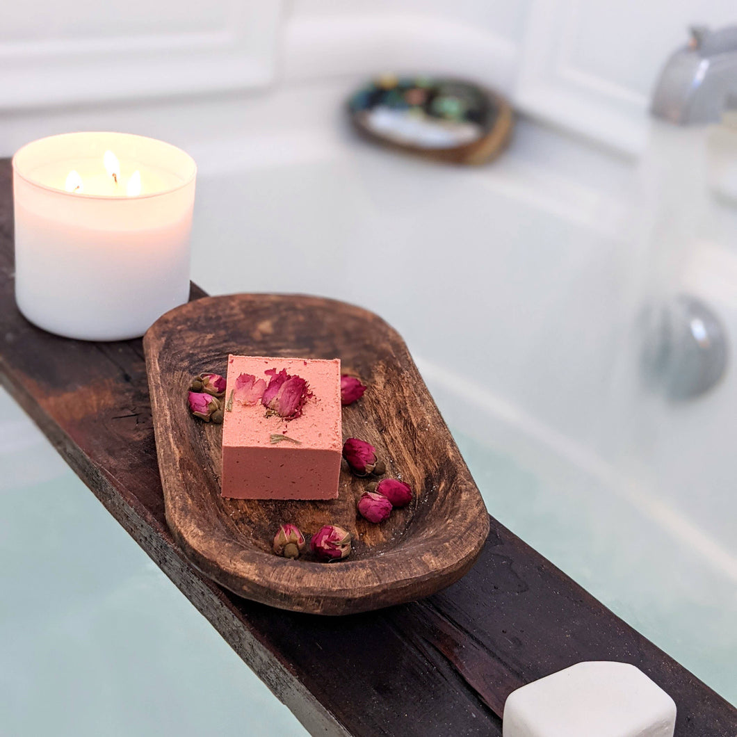 The Good Rub - Herbal-Infused Rose Bath Bomb