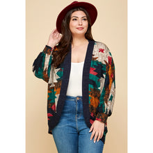 Load image into Gallery viewer, Emerald Collection - Geometric Circle Cardigan
