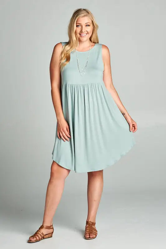 Emerald Collection -Jersey Short Swing Dress