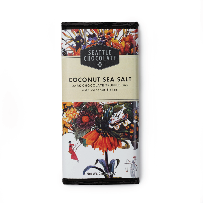 Seattle Chocolate - Coconut Sea Salt Truffle Bar