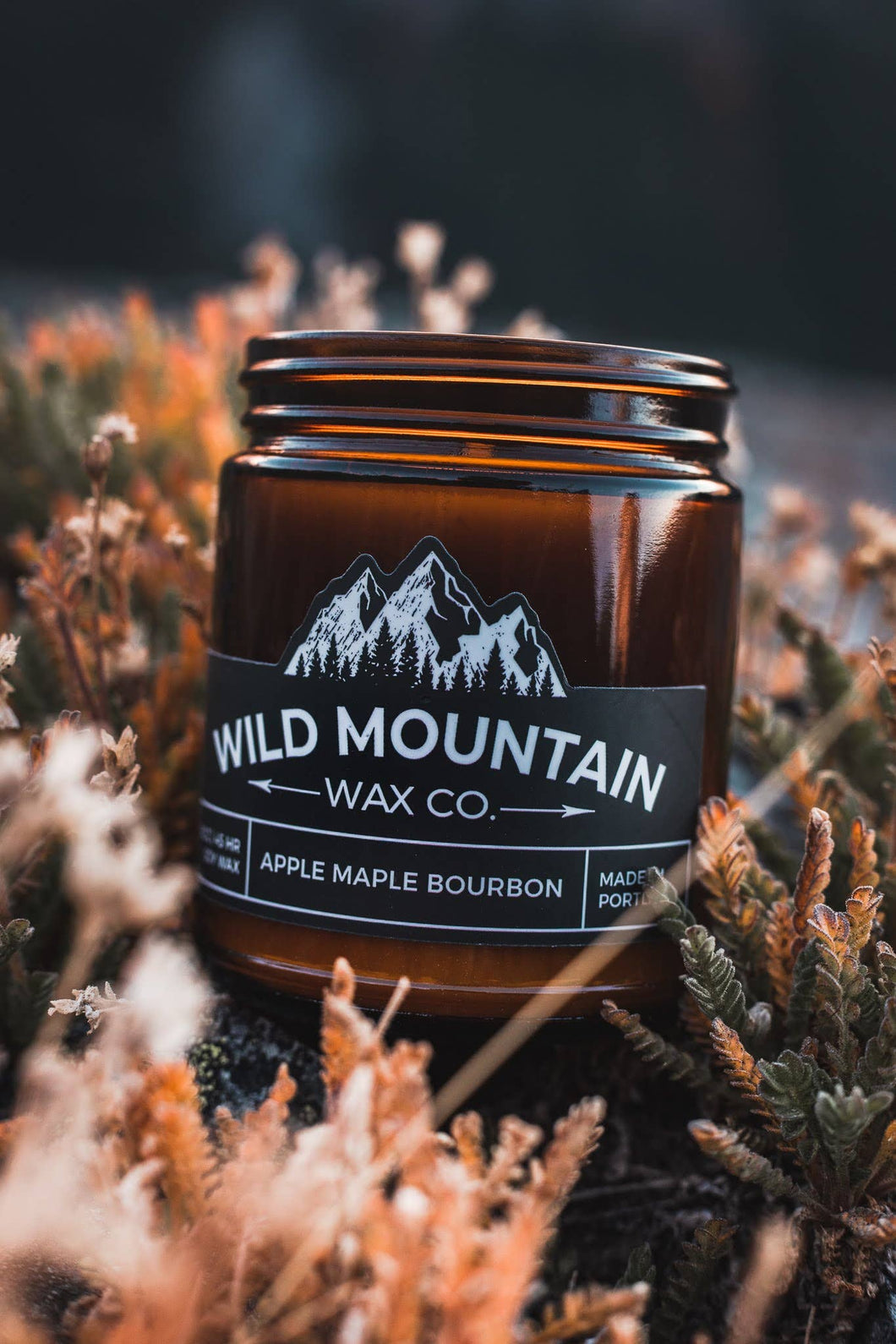 Wild Mountain Wax Co. - Apple Maple Bourbon | 8oz Soy Candle