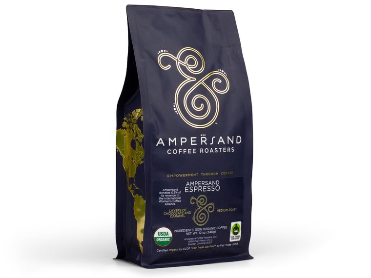 Ampersand Coffee Roasters- 12 oz Espresso Blend Whole Bean Coffee (Medium Roast)