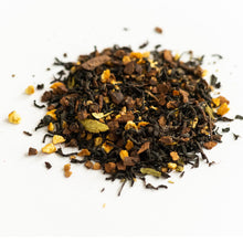 Load image into Gallery viewer, Cinnamon Orange Chai Tea pyramid tin
