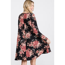 Load image into Gallery viewer, Jade by Jane- Long Sleeve Floral Print Dress
